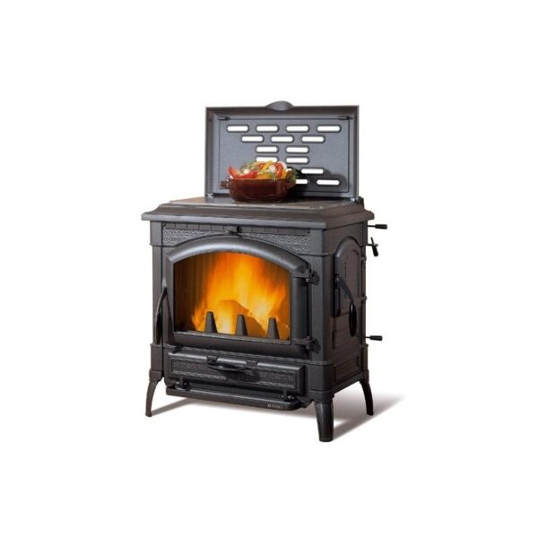 Holzofen aus Gusseisen - LA NORDICA Isotta con cerchi Evo 14,5 kW