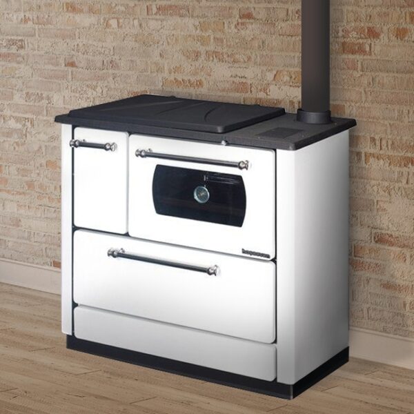 MODERNA Cucina Luxe Weißer Holzofen 9 kW