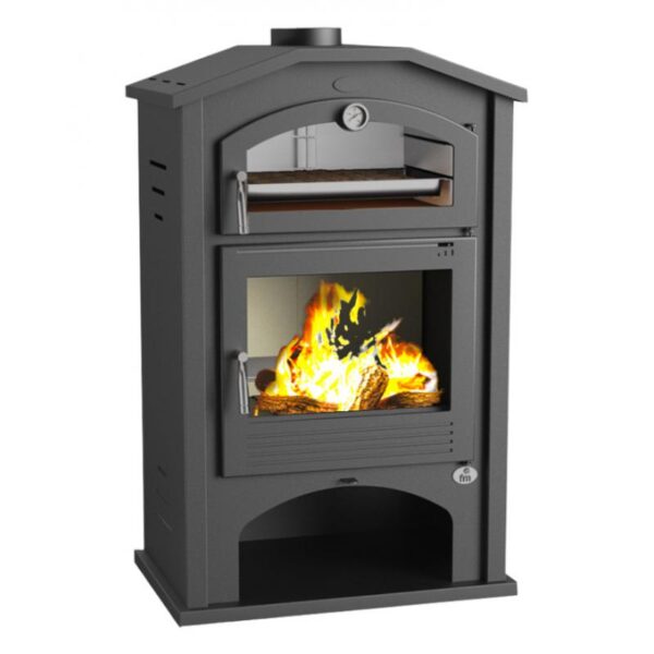 Holzofen mit Backofen - FIREMATIC Detroit 9,5 kW