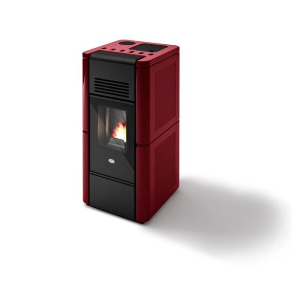 Belüfteter Pelletofen Keramik - EVACALOR Greta 9 kW