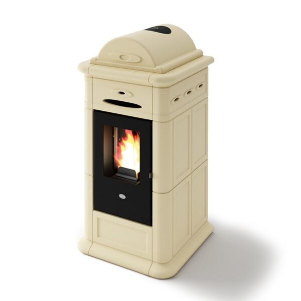 Belüfteter Keramik-Pelletofen - EVACALOR Adele 9,5 kW