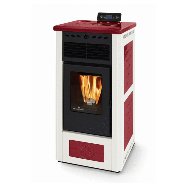 Belüfteter Keramik-Pelletofen - ORIGINAL PHEBO Febe Bicolor 10 kW