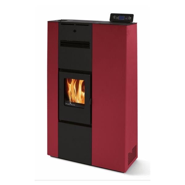 Pelletofen extra flach belüftet - HERKUNFT PHEBO Fenice 10 kW